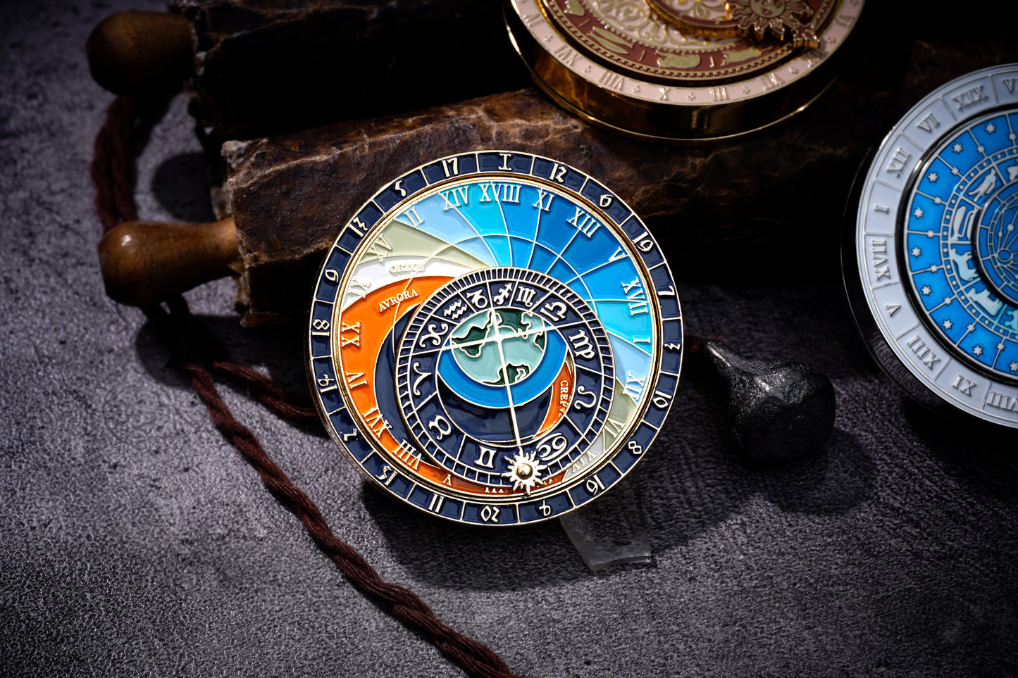 Astronomical Clock D20 Dice