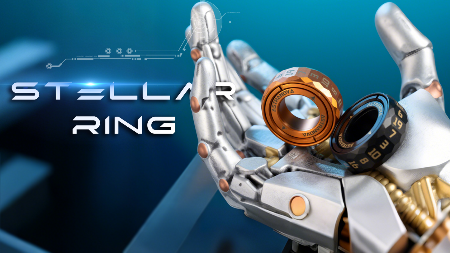 Stellar Ring - The Portable Magnetic D20 Dice Ring