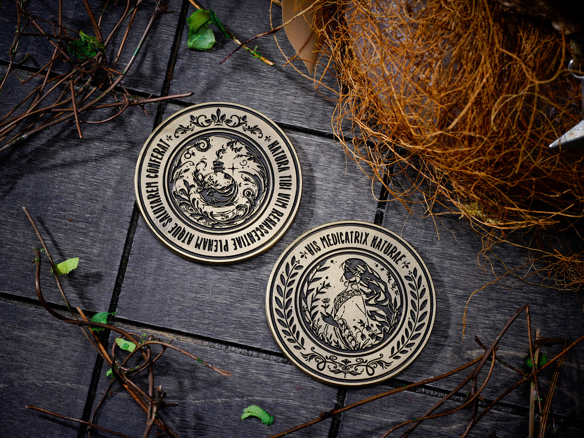 Healing Touch | Potion and Herbalist Coin Set
