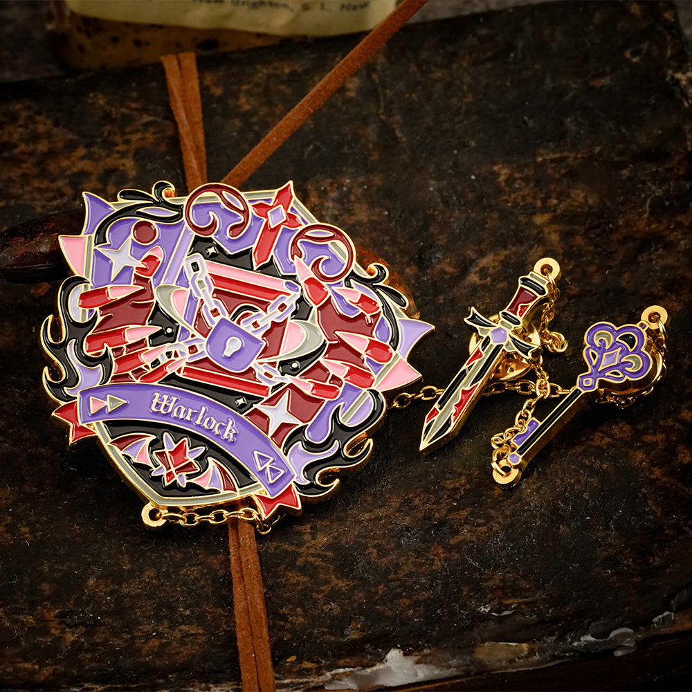 Forbidden Fate | Warlock Class Pin Set