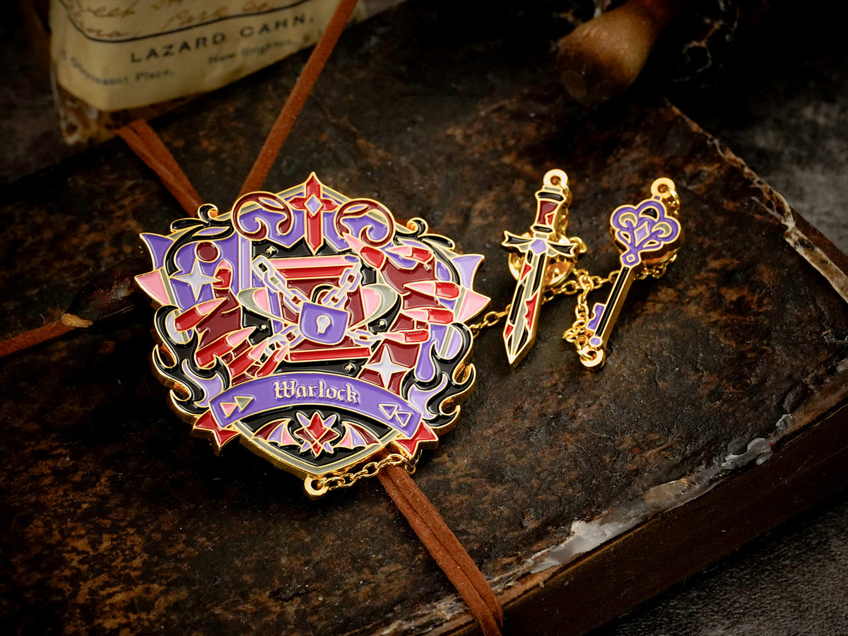 Forbidden Fate | Warlock Class Pin Set