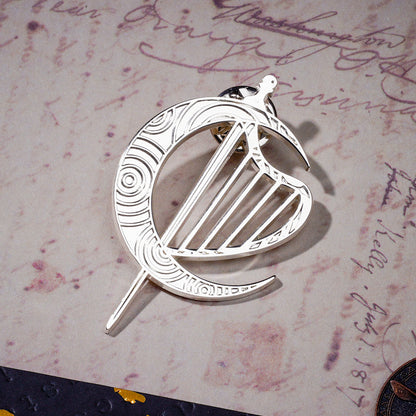 Harp Emblem | Two-Piece Fantasy Pin Set