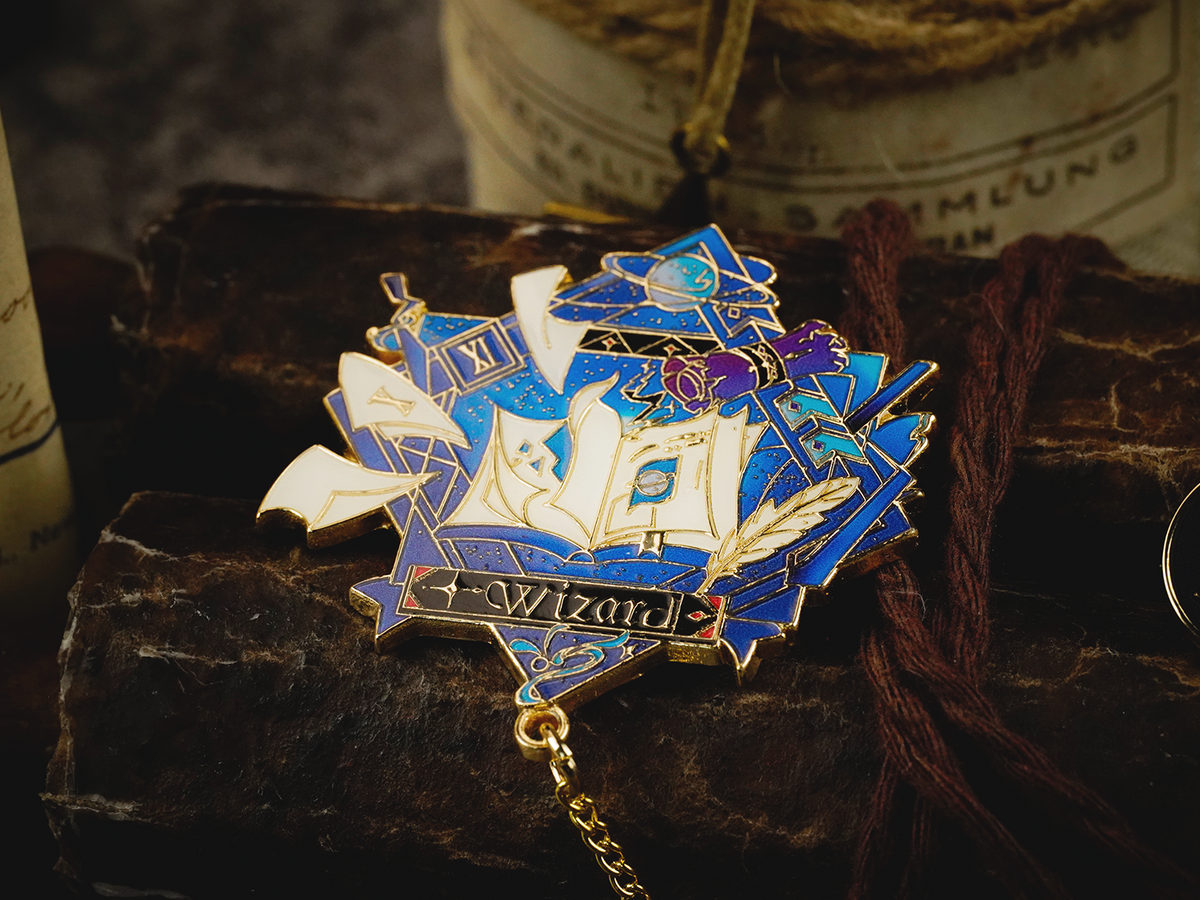 Arcane Tower Permit | Wizard Class Pin Set
