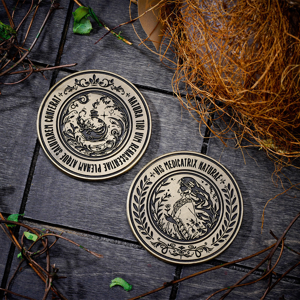 Healing Touch | Potion and Herbalist Coin Set