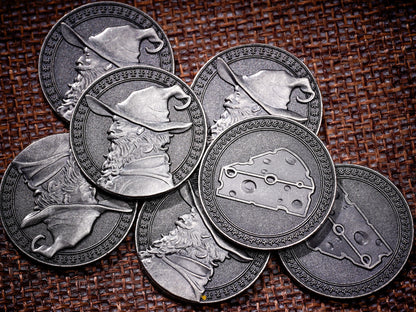 The Old Mage’s Coin Pouch | 35-Piece Fantasy Coin Set