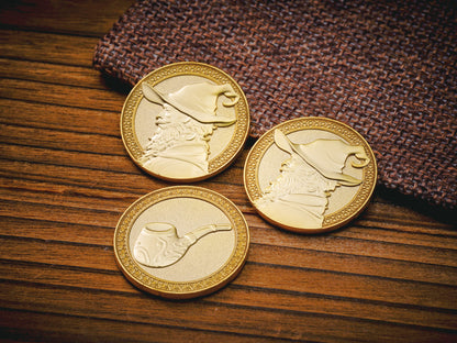 The Old Mage’s Coin Pouch | 35-Piece Fantasy Coin Set