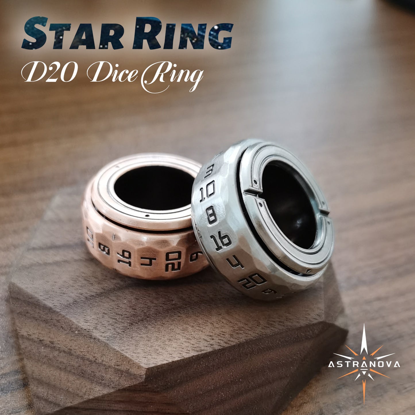 Star Ring - D20 Dice Ring