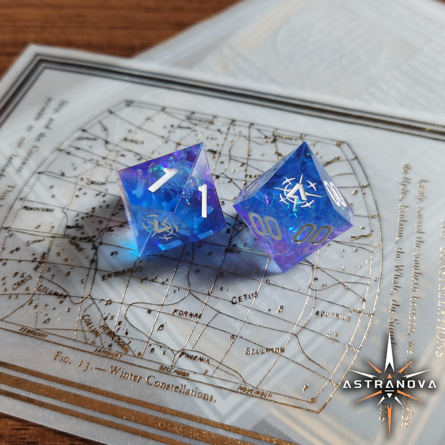 "The Keeper's Mercy" D100 Critical Success Dice Set