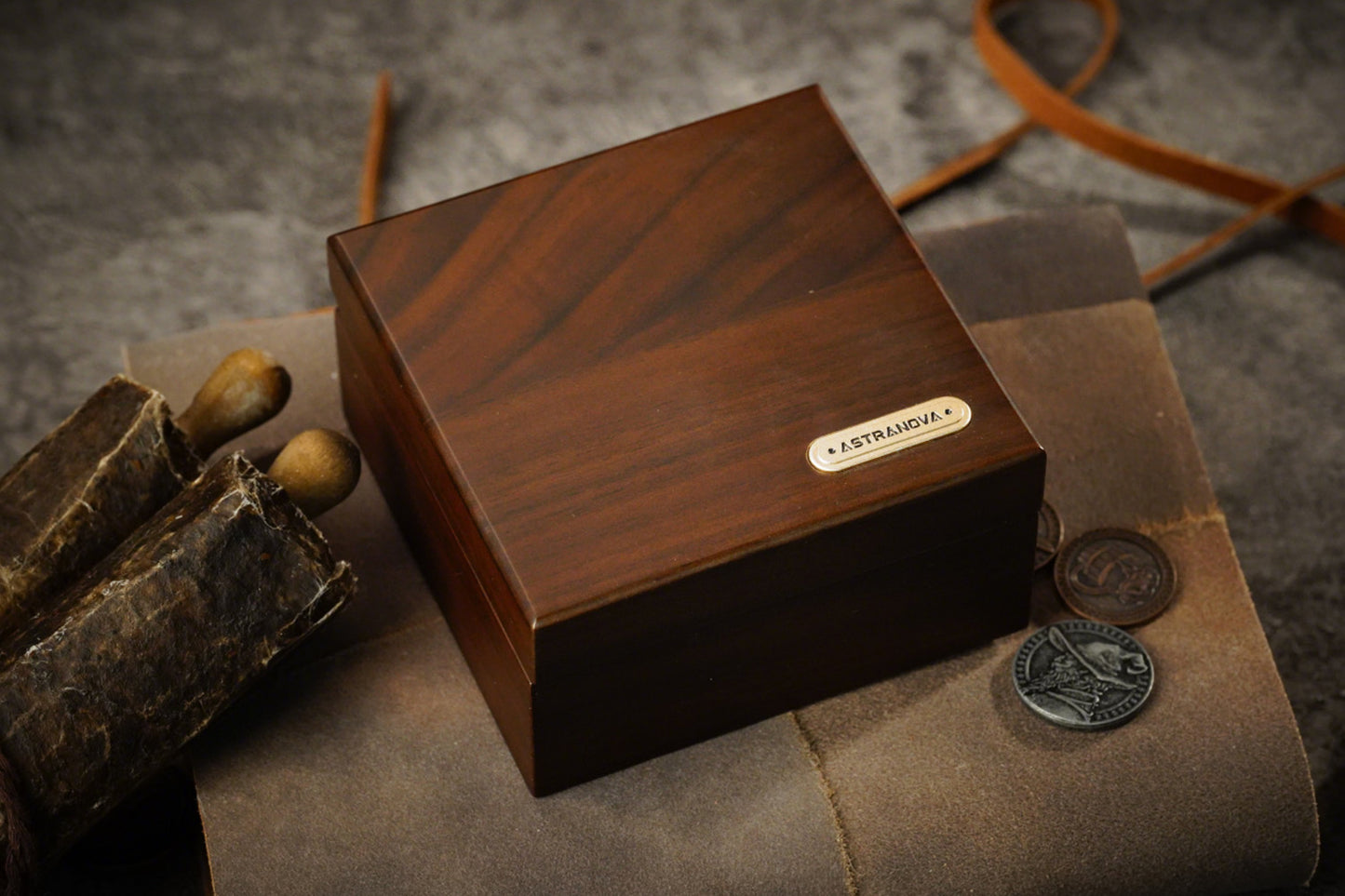 Black Walnut Collector’s Box for Stellar Ring