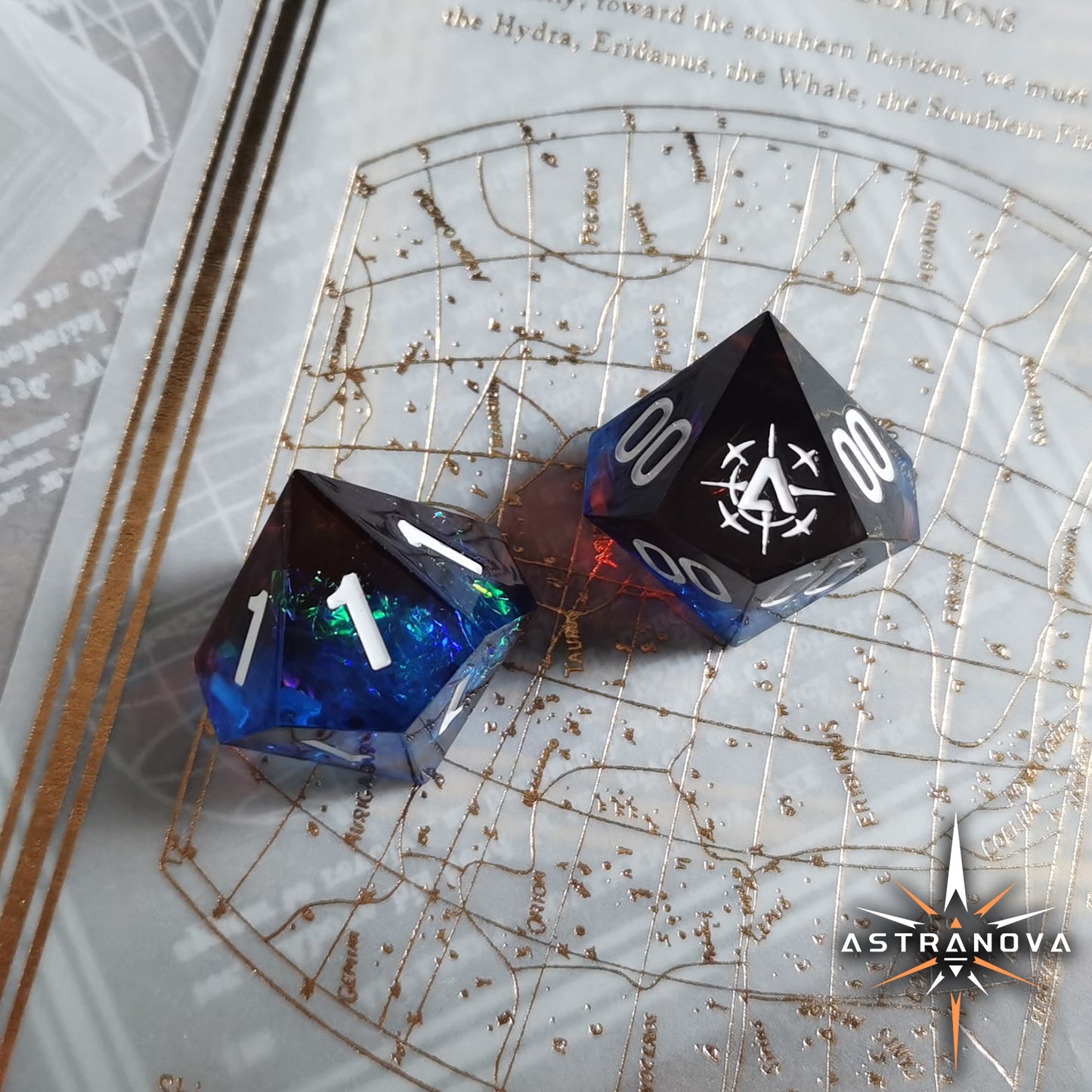 "The Keeper's Mercy" D100 Critical Success Dice Set