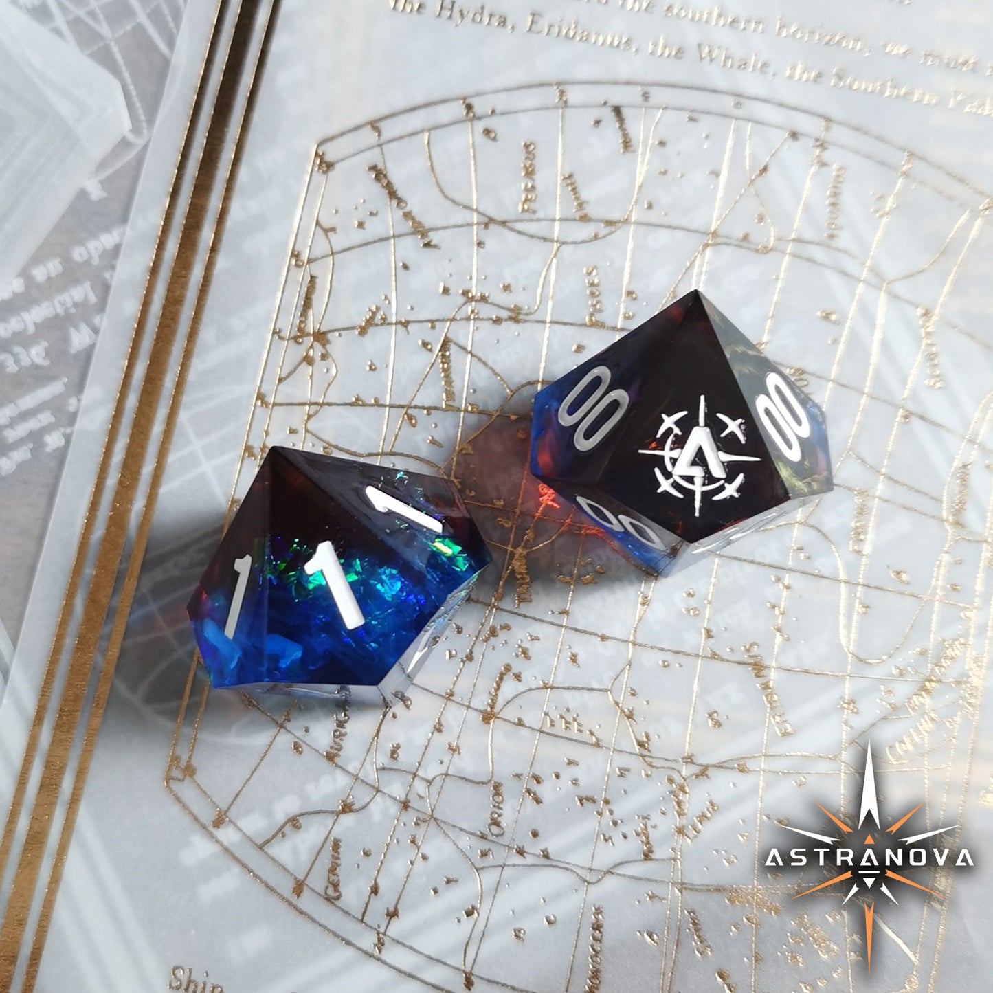 "The Keeper's Mercy" D100 Critical Success Dice Set