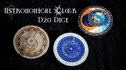 Astronomical Clock D20 Dice