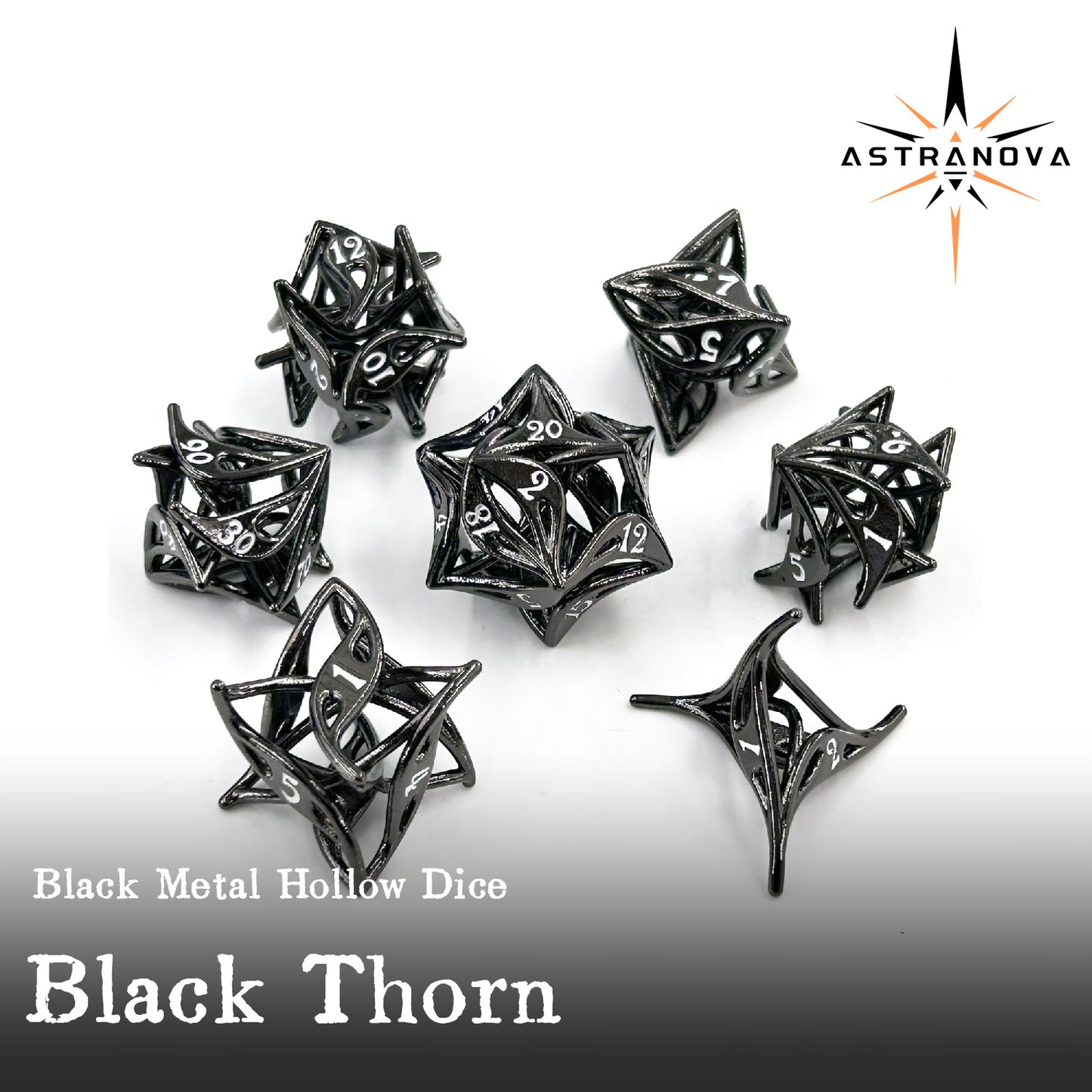 Metal Hollow Dice Set